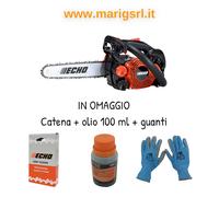 motosega ECHO CS 2511 TES BARRA 3/8" 20 cm peso 2,3 kg per potatura + omaggi
