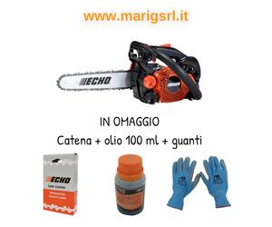 motosega ECHO CS 2511 TES BARRA 3/8" 20 cm peso 2,3 kg per potatura + omaggi