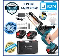 Motosega elettrica a battere portatile mini Sega 8 pollici MOTORE BRUSLESS 900W