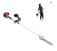 Motosega elettrica da 43 cc, 1,7 CV, 2 tempi, 1250 W, lunghezza asta telescopica 2,4 - 3,5 m, raffreddata ad aria, 6500 - 8500 giri/min, per giardini, superfici verdi e alberi