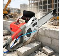 Motosega Elettrica Per Calcestruzzo Da 5800 W/6500 W -Pompa Dell'acqua Per La Soppressione Della Polvere, Taglia Calcestruzzo,Barre D'armatura, Marmo,Muratura -Con Profondità Di 35 Cm/48 Cm 480