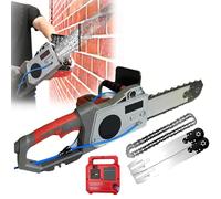 Motosega Elettrica Per Cemento 5800w E 6500W, Sega a Catena Diamantata Con Abbattimento Polveri Ad Acqua, Tagliamuri Portatile Profondità Di Taglio 48cm Per Calcestruzzo Armato, Mattone, Granito