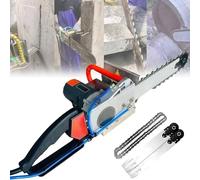 Motosega elettrica senza spazzola portatile con catena diamantata, soppressione della polvere alimentata ad acqua per il taglio di granito e cemento armato