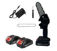 Mini elettrosega doppia batteria 24V motosega elettrica tagliarami 4''EA-98819