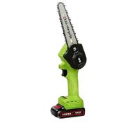 motosega, Mini motosega elettrica portatile da 6 pollici con motore brushless, batteria e caricabatteria for potatura alberi(24vf,One charge and one charge)