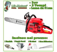 MOTOSEGA MOTO SEGA POTATURA SCOPPIO 52 LAMA 51 CM 2 Anni di garanzia offerta