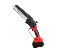 motosega, Motosega elettrica portatile da 8 pollici, mini motosega a batteria con motore brushless