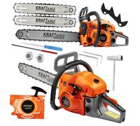 Motosega Nuova Set Con 2x Lama/Catena 5,9 CV Benzina KRAFT&DELE