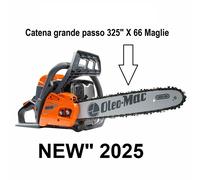 MOTOSEGA OLEO MAC GS 411 CATENA 325" Potenza/Cilindrata 2,6 HP - 1,9 kW/39,0 cm³