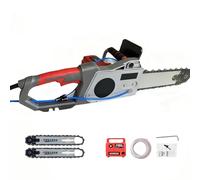 Motosega Portatile con 2 Catene Diamantate Sega Elettrica per Cemento 5800w/6500w Macchina per Scanalature a Muro Con Abbattimento Polveri Ad Acqua Per Taglio Mattoni Barre D'acciaio Cemento 480