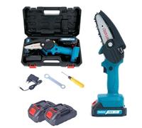 Motosega Taglia Rami Elettro Sega Elettrica Mini a Doppia Batteria 48 V Macchina