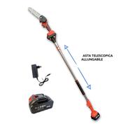 Motosega Troncarami Tagliarami Potatore a Batteria 48V Asta Telescopica 240CM