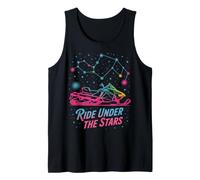 Motoslitta con Scritta Ride Under The Star Canotta