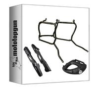 MOTOTOPGUN givi attacco posteriore monolock + portavaligie laterale per valigie monokey + attacco compatibile con benelli trk 702 x 2023 2024
