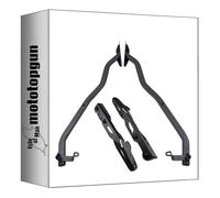 MOTOTOPGUN givi attacco posteriore monolock + portavaligie laterale per valigie monokey + attacco compatibile con honda nc 750 x 2021 2022 2023 2024