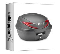 MOTOTOPGUN givi bauletto b360n2 monolock nero 39 lt + attacco compatibile con keeway v 302 c 2023 2024 b360n2 + sr9106