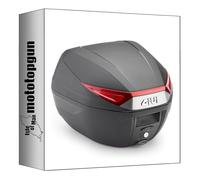 MOTOTOPGUN givi bauletto c30n monolock nero 30 lt c30n + attacco compatibile con keeway v 302 c 2023 2024 c30n + sr9106