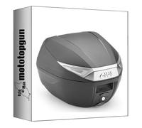 MOTOTOPGUN givi bauletto c30nt monolock nero tech 30 lt c30nt + attacco compatibile con keeway v 302 c 2023 2024