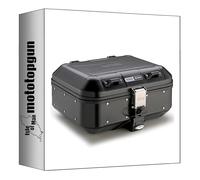 MOTOTOPGUN givi bauletto dlm30b monokey trekker dolomiti alluminio nero 30 lt + atacco compatibile con kawasaki ninja 1000 sx 2020 2021 2022 2023 2024 dlm30b + 4130fz + m5