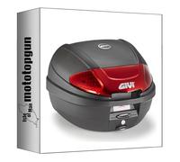 MOTOTOPGUN givi bauletto e300n2b monolock nero 30 lt + attacco compatibile con keeway v 302 c 2023 2024 e300n2b + sr9106
