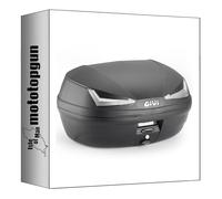 MOTOTOPGUN givi bauletto e455nt monolock simply iv nero tech 45 lt + attacco compatibile con keeway v 302 c 2023 2024