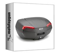 MOTOTOPGUN givi bauletto e46n2 monolock riviera nero 46 lt + attacco compatibile con keeway rkf 125 2018 2019 2020 2021 2022 2023 2024 e46n2 + 9103fz