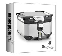 MOTOTOPGUN givi bauletto obkev42a monokey trekker outback evo smart alluminio 42 lt + attacco compatibile con suzuki dl 1000 v-strom 2014 2015 2016