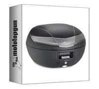 MOTOTOPGUN givi bauletto v40nt monokey nero tech 40 lt + attacco compatibile con royal enfield super meteor touring 650 2023 2024 v40nt + sr9060 + m5