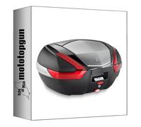 MOTOTOPGUN givi bauletto v47n monokey alluminio 47 lt + atacco compatibile con kawasaki ninja 1000 sx 2020 2021 2022 2023 2024 v47n + 4130fz + m5