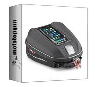 MOTOTOPGUN givi borsa st611+ serbatoio tanklock nero 6 lt + attacco compatibile con keeway v 302 c 2023 2024 st611+ + bf83