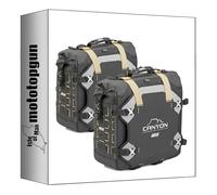 MOTOTOPGUN givi borse laterali grt725 monokey cam-side canyon nero 60 lt + attacco compatibile con bmw r 1250 gs adventure 2019 2020 2021 2022 2023 2024 grt725 + grt725 + pl5108cam