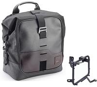 MOTOTOPGUN givi corium crm102+tr8206 borsa laterale + attacco 16 litri compatibile con moto guzzi v7 850 stone/special 2021 2022 2023