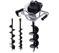 Mototrivella a scoppio 52cc 1,97cv 3 eliche incluse BAG2000-BE scheppach black