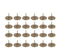 MOTOULAX 100 chiodi a testa piatta, color bronzo ciano, in ferro, decorativi, per divano, accessori per mobili (diametro 19 mm x lunghezza totale 15 mm)