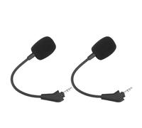 MOTOULAX 2 microfoni di ricambio per cuffie da gioco wireless HS50, HS60, HS70, con cancellazione del rumore, microfono a braccio staccabile per un suono chiaro e una maggiore durata