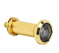 MOTOULAX 2 x 220 Gradi Angle di Visione Antitheft Visore per Porte Domestiche Visiera Posteriore con Sicurezza Domestica (Semplice 14 Diametro Foro Oro 14-16)