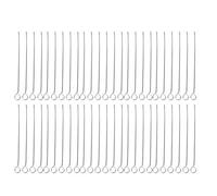 MOTOULAX 50 PCS Loop di Inoculazione, Microbiologia di Coltivazione Batterica Laboratorio Utilizza Nichrome Punta Ago