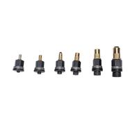 MOTOULAX 6 pz Rivet Traut Tool Set di strumenti M3 M4 M5 M6 M8 M10 Testa di pistola a dado in acciaio al carbonio per mobili industriali stretti