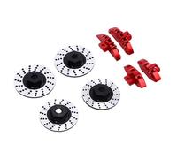 MOTOULAX Hex Rotor Pinza Pin Set Fit per TRAXXAS 4-TEC Drift 1/10 RC Auto In Lega di Alluminio Parti Freno