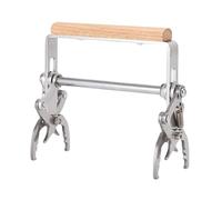 MOTOULAX Manico in legno, pinza per apicoltura in acciaio inossidabile, supporto per alveare per apicoltura, per una comoda raccolta del miele e controlli delle colonie