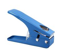 MOTOULAX Perforatrice per plettro per chitarra, misura regolabile, colore blu