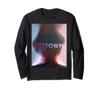 Motown Retro Vintage Aesthetic Silhouette Art Maglia a Manica