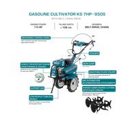 Motozappa a benzina KS 7HP-950S