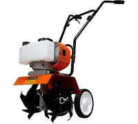 Motozappa a Scoppio 2 Tempi 52cc - Potente e Compatta, Larghezza 30cm, Profondità 15cm, Zappette in Acciaio Rinforzato