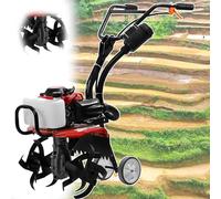 Motozappa da giardino a 4 tempi a benzina, 55 cc con 4 lame, semovente, velocità di rotazione 10.500 giri/min per un giardinaggio efficiente