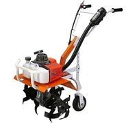 Motozappa da giardino a 4 tempi, coltivatore a benzina con motore da 9000 giri/min, serbatoio carburante da 1,2 l, profondità di lavoro da 15,2 cm per scavo e aratura efficienti del suolo