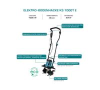 Motozappa elettrica KS 1000T E