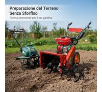Motozappa Semovente per Giardino - per Vigna | per Prato