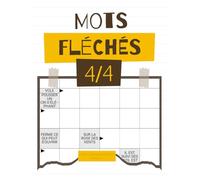 Mots Fléchés Très Gros Caractères Niveau 1: 80 mini grilles niveau 1 très gros caractères | Cahier pour tous les âges