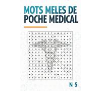 Mots Mêlés de Poche Médicale : mots mêlés junior | Numéro 5 | mots mêlés adultes de poche | idée de cadeau femme et homme
